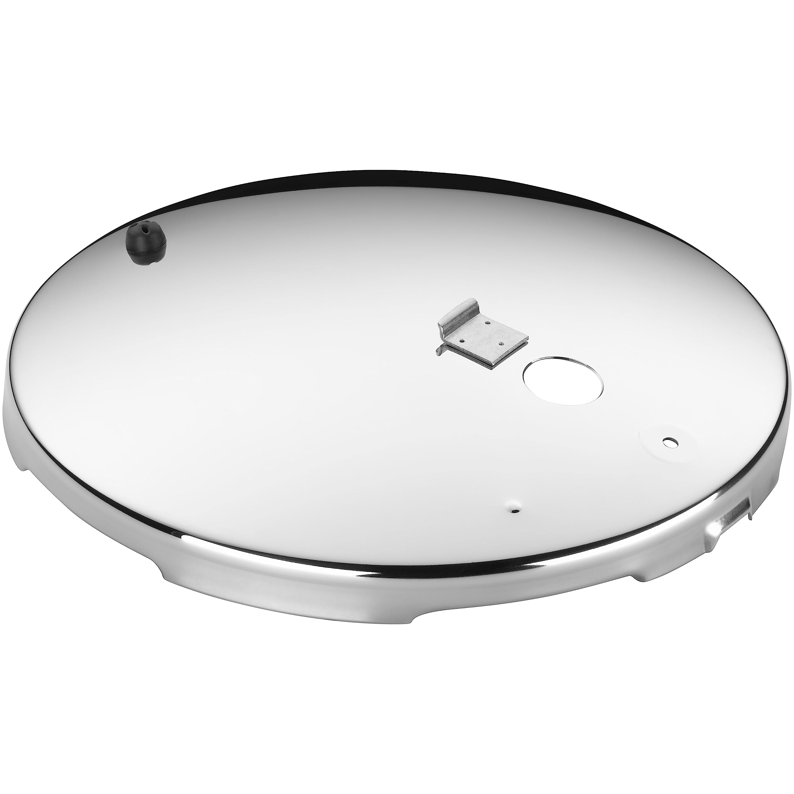WMF Perfect Ersatzdeckel für Schnellkochtopf 3l, 4,5l, 6,5l 8,5l, Dampfkochtopf 22 cm, Cromargan Edelstahl poliert, Kunststoffgriff, 2 Kochstufen Einhand-Kochstufenregler