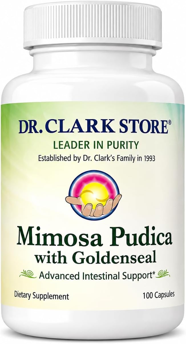 Dr Clark Store Mimosa Pudica & Goldenseal, 100 Vegetable Capsules