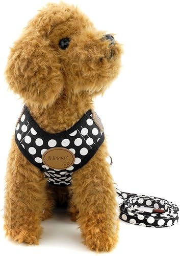 Miniatura 3 de SMALLLEE_Lucky_Store - Nuevo chaleco de nailon de malla suave, Arnés para mascotas, gatos, perros chicos o medianos, Juego de correa para perro,