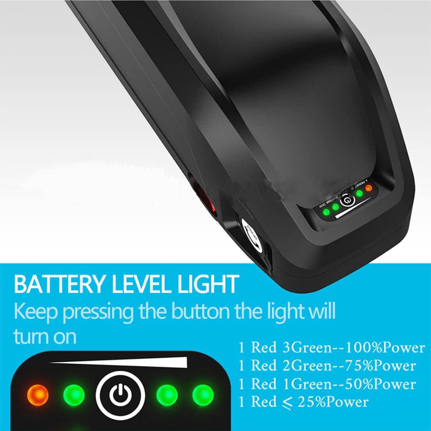 Amazon.com: JHKJ 36V 24Ah Battery Pack 48V 15Ah Li-ion Battery 52V