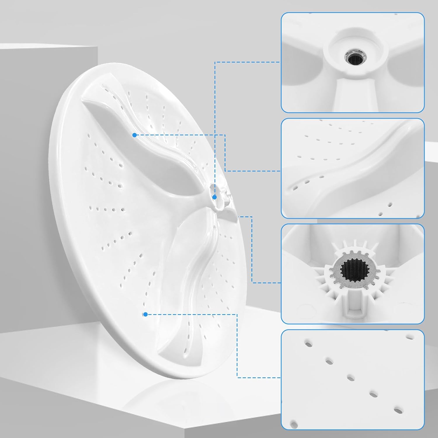 W10902814 Washer Washplate Compatible with Whirlpool Maytag Washer Plate Replacement Parts MVWB855DW MVWX655DW0 MVWX655DW1 MVWB835DW MVWB855DC