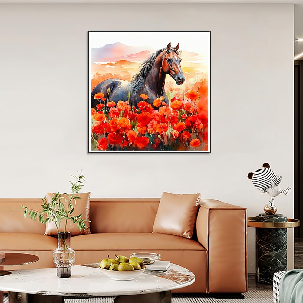 Acudotr 5D Diamond Painting Kit For Adults - Full Drill Horse Design, 12x16 Inch, DIY Art For Home Decor - View #11