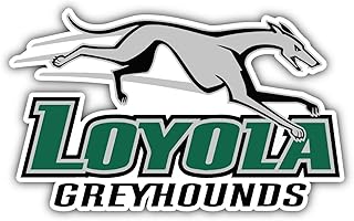 Decal Vinyl Sticker Loyola Maryland grayhounds College Durable for Bumpers, Helmets, Laptops, Water Bottles, Lockers (3" Longest Side)
