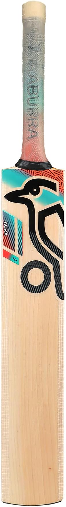 Kookaburra Aura 4.1 Cricket Bat - Harrow, Coral/Blue