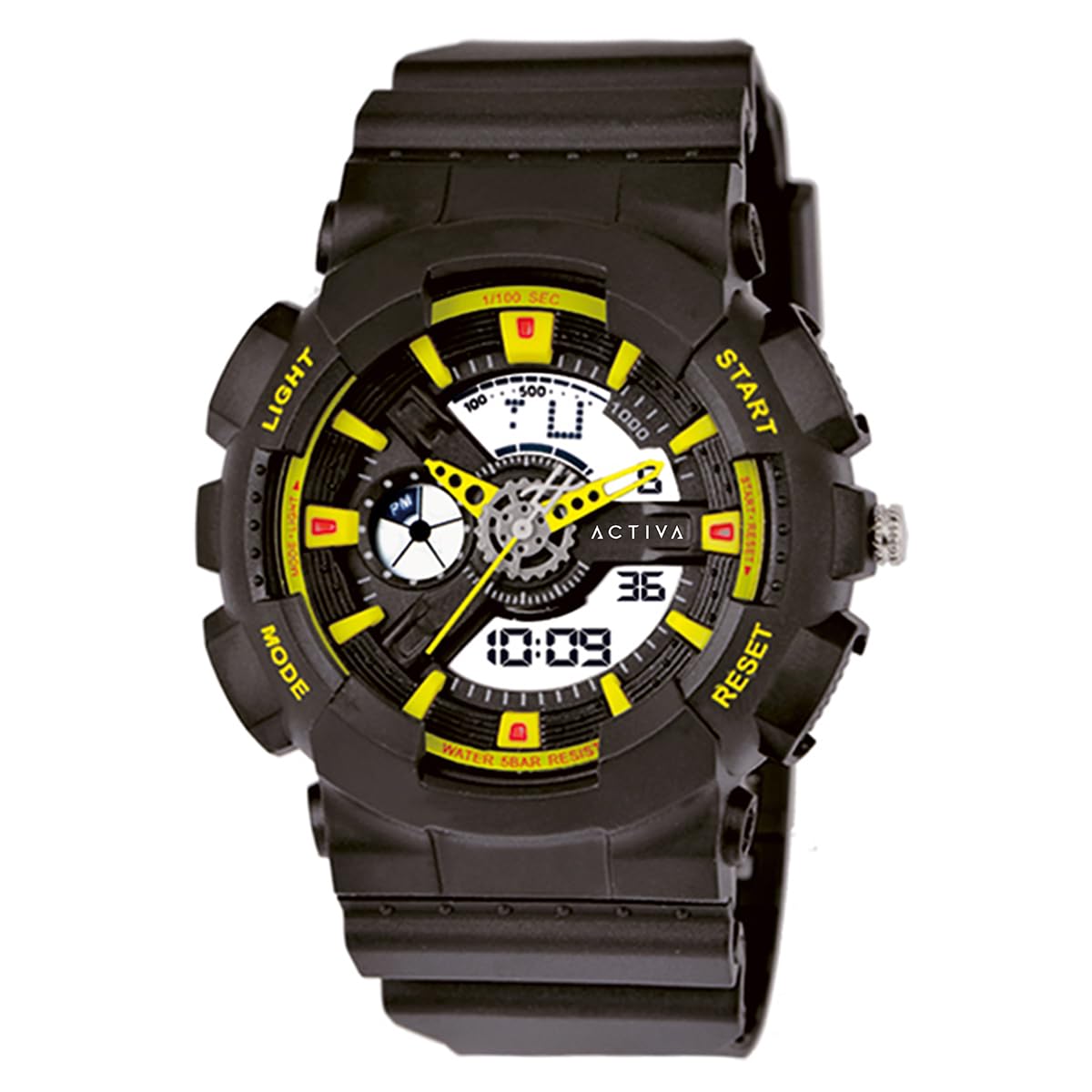 Invicta Quarz-Armbanduhr für Herren Activa Digital ACW498-009, 50 mm