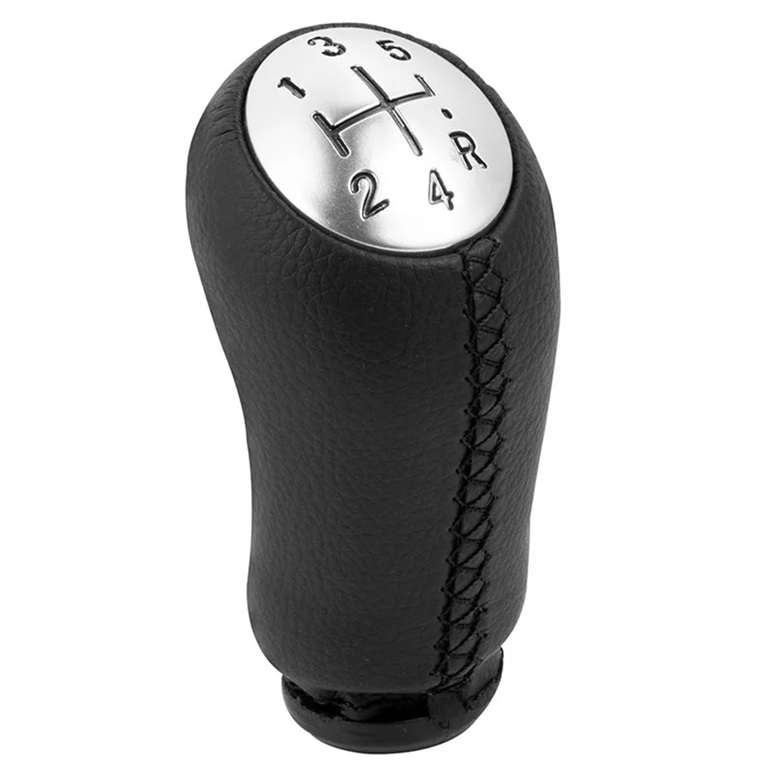 EHWLFVX Car Gear Shift for CLIO MK3 3 III for Megane MK2 for Scenic 5 Speed Gear Shift Knob Stick Head Car Lever Handle 17mm(Matte-Black)