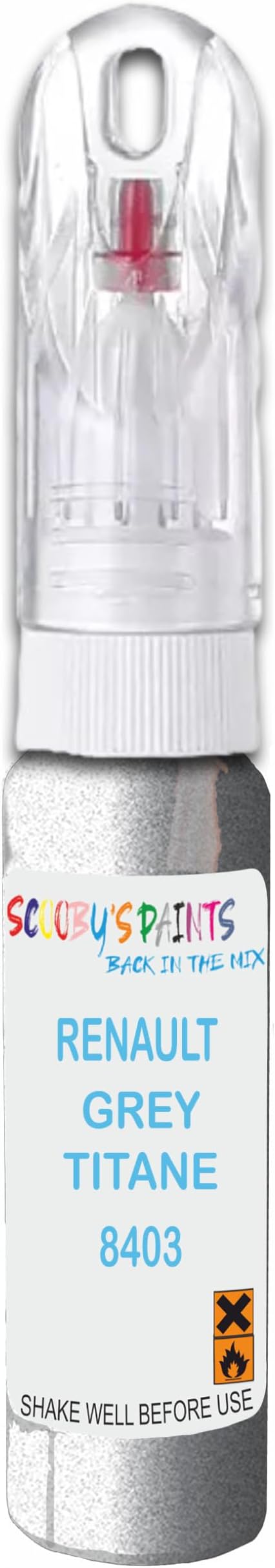 Paint Touch Up Pen For Renault Grey Titane 8403 Scratch Removal Car Repair