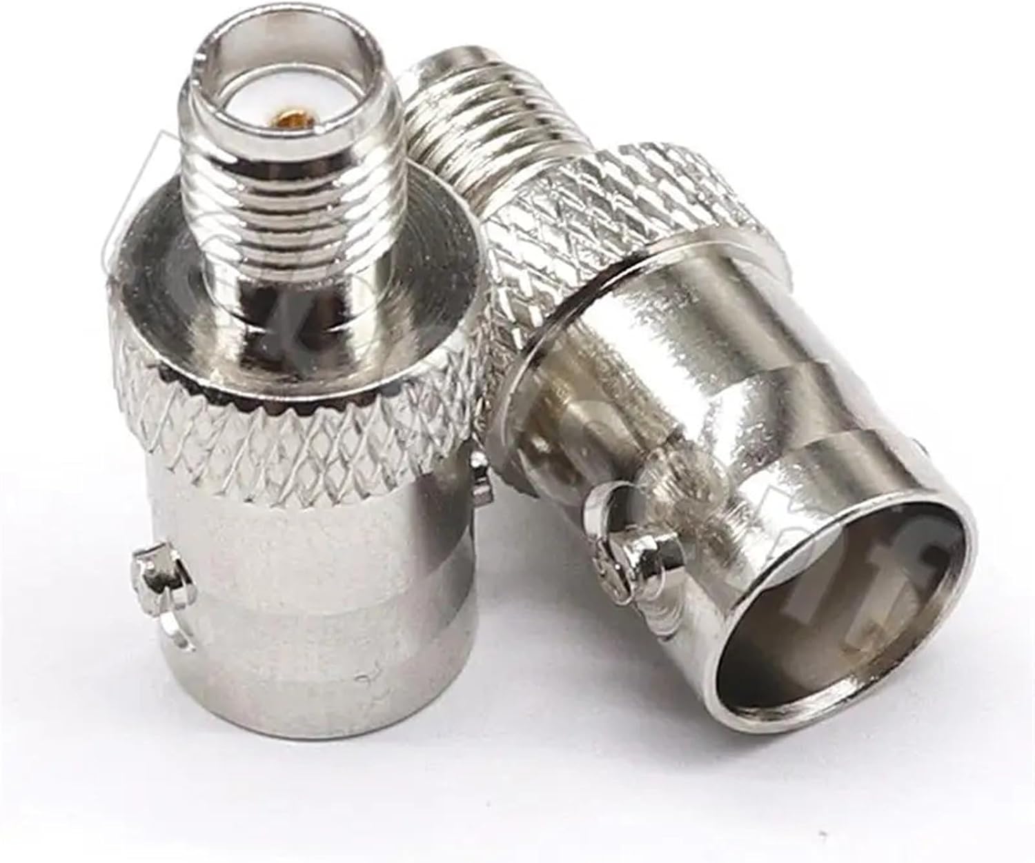 SMA Female to BNC Female Q9 Copper Nickel-Plated walkie-Talkie Hand Trolley car Antenna Adapter SMA/BNC-KK