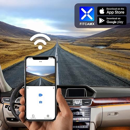 Miniatura 5 de Fitcamx Cámara de tablero 4K adecuada para Mercedes-Benz Clase E 2010-2016 E350 E400 híbrido E550 E63 AMG W212 (HD2-6020), estilo OEM, UHD 2160P