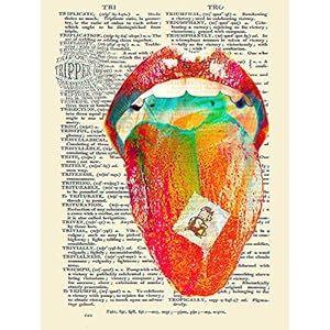 Wee Blue Coo Tripper Acid Lsd Dictionary Page Art Print Poster Wall Decor 12X16 Inch