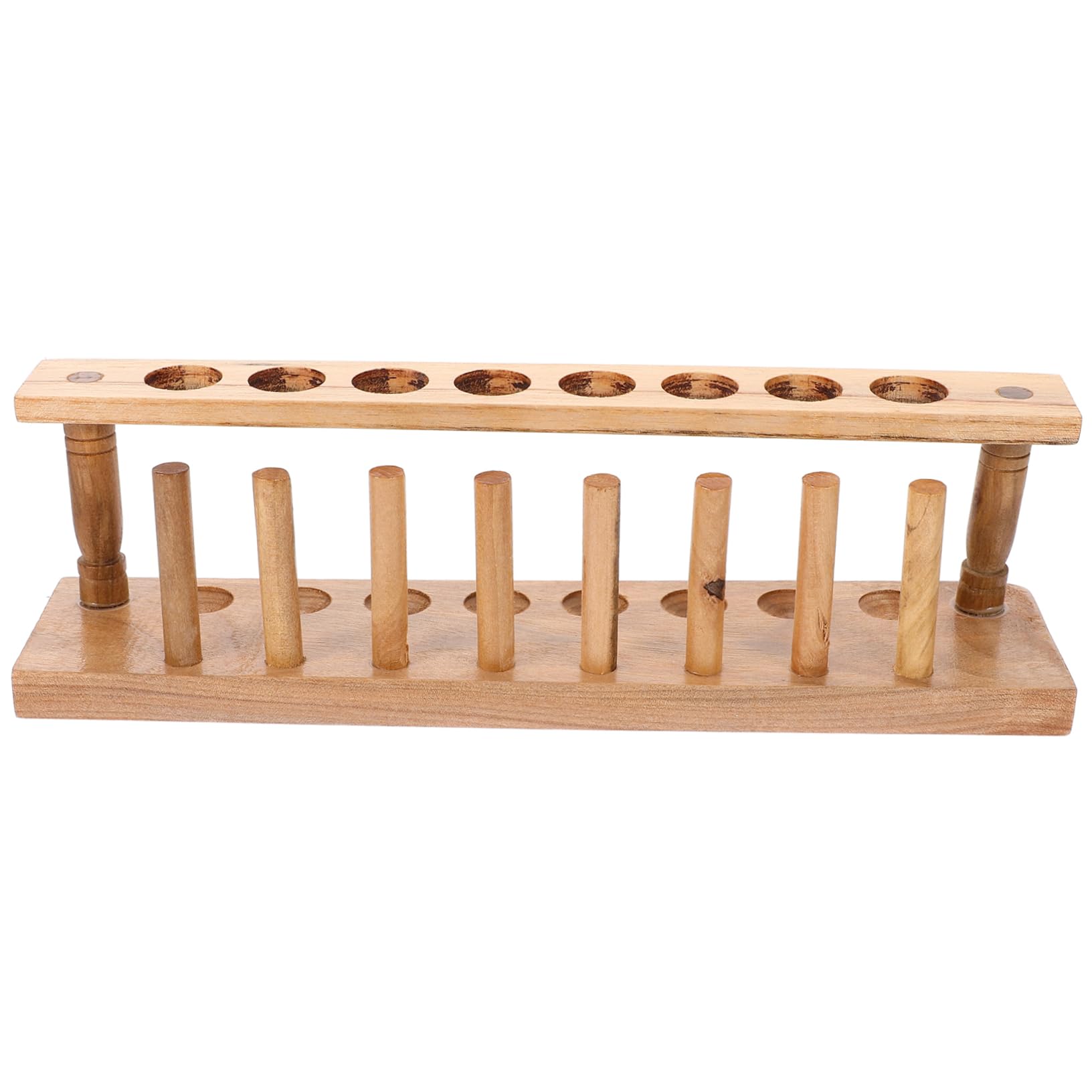 ULTECHNOVO 4piezas Soporte De Madera Para Tubos De Ensayo Rack Portátil Para Laboratorios y Experimentos Científicos