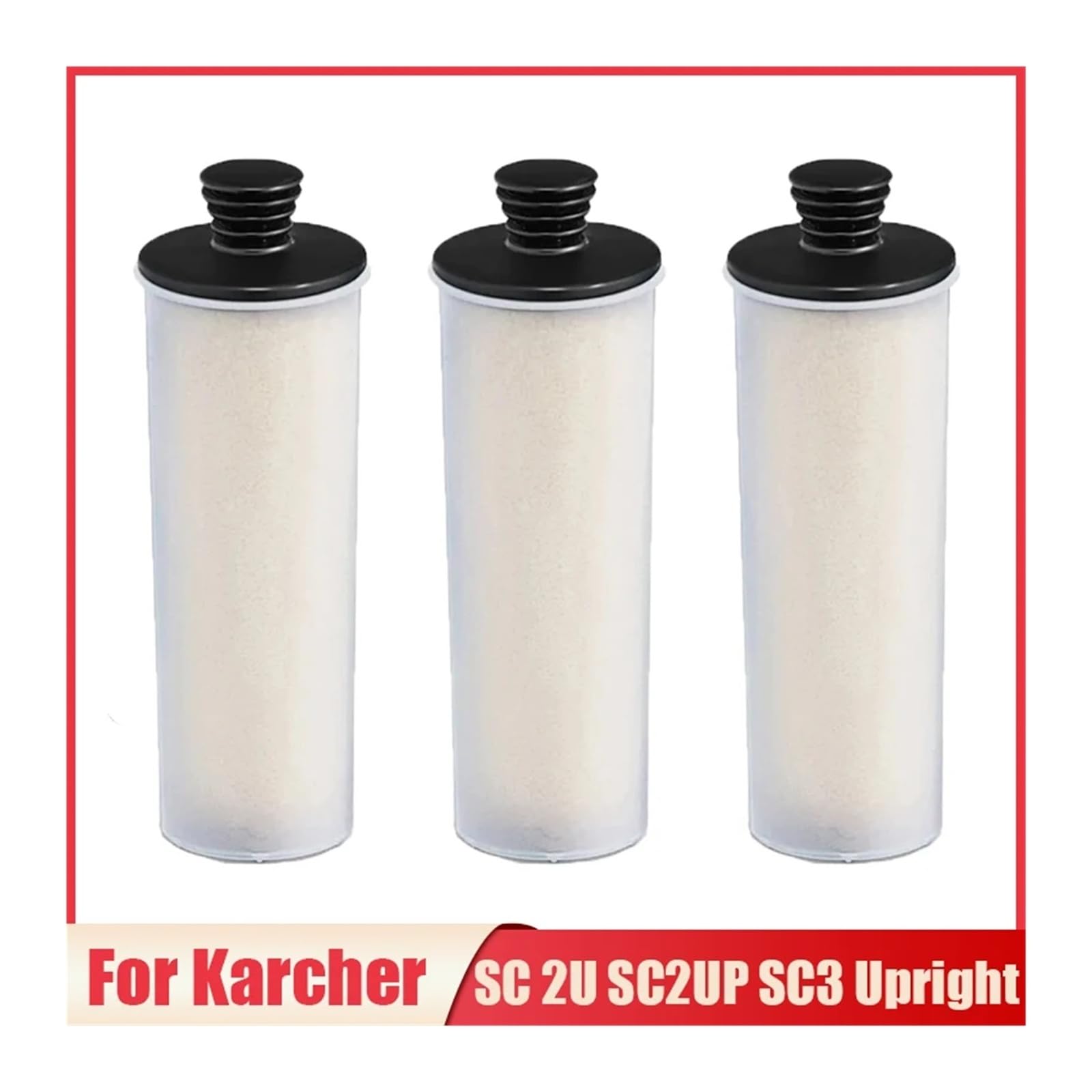 Varilla de Filtro descalcificadora Compatible con Karcher SC 2U SC2UP SC3 SC3U SC3UP, Limpiador a Vapor Vertical Serie Premium, Accesorios y Filtro HEPA.(2pcs)