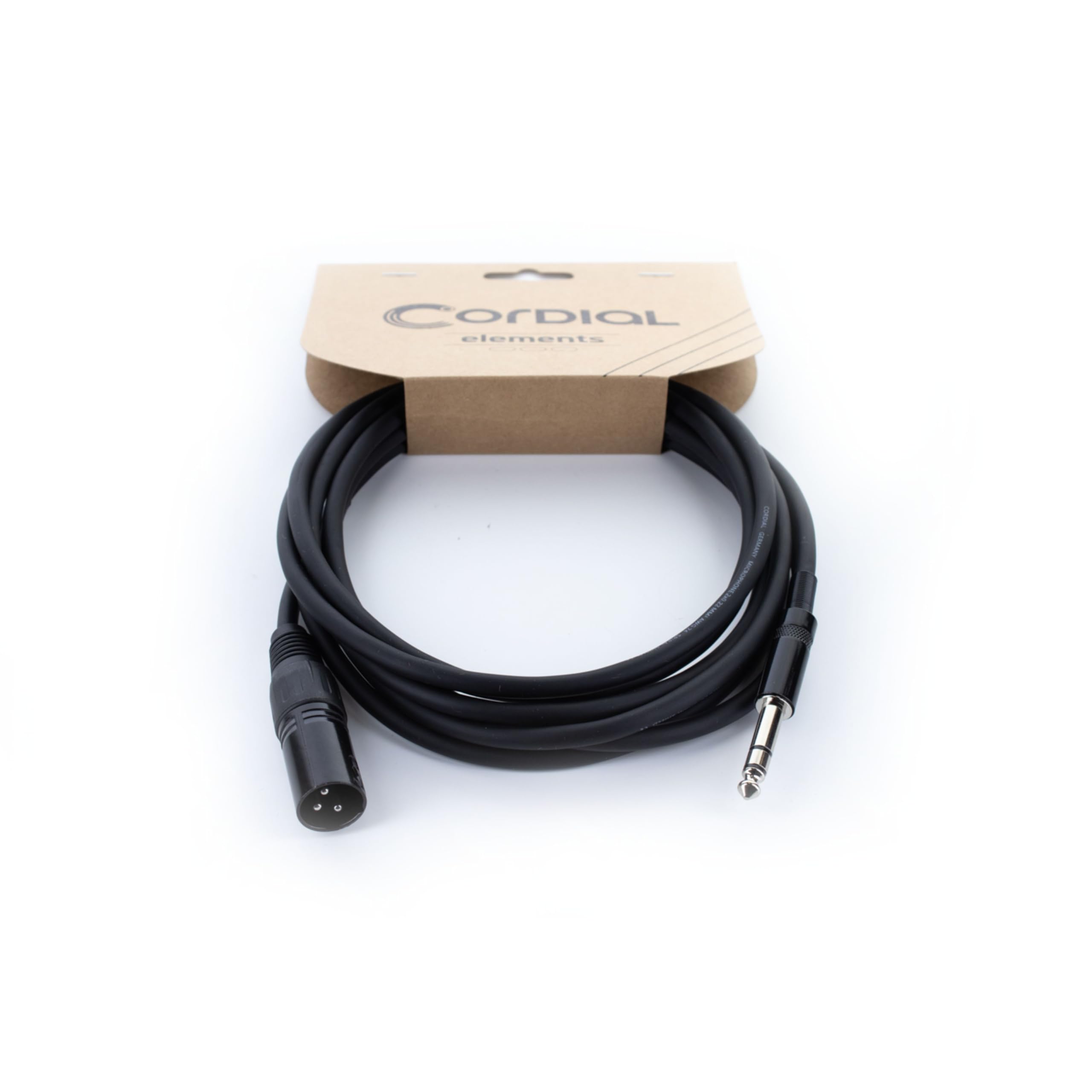 Cordial Audio Cable XLR Male/Stereo Jack 3 m
