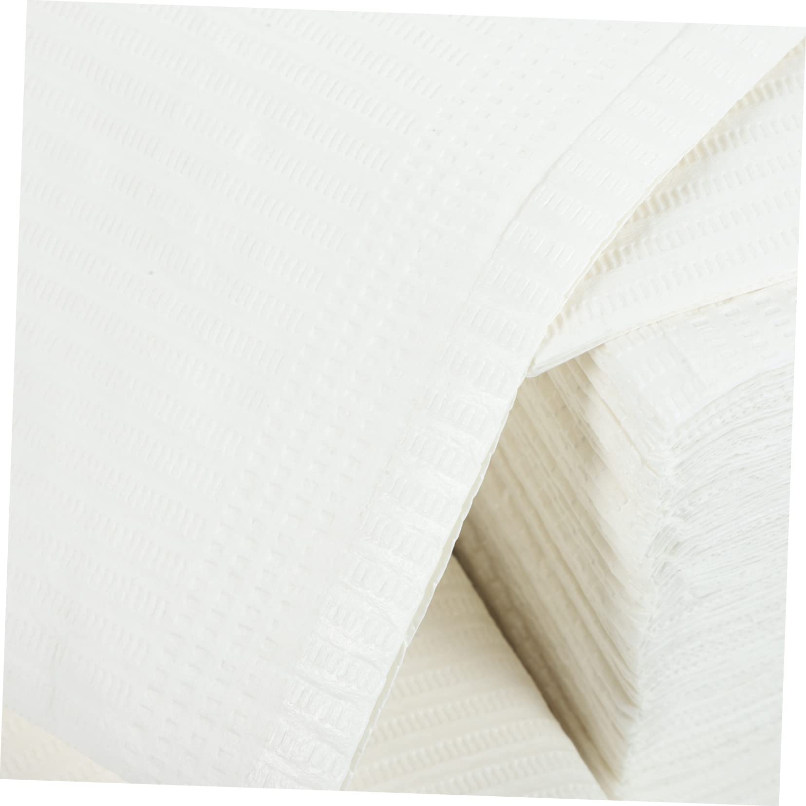 Tappetino Manicure Monouso 125 Pezzi in Polpa Bianco | Protezione del Piano, per Casa e Studi Odontoiatrici, Formato Pratico per Unghie