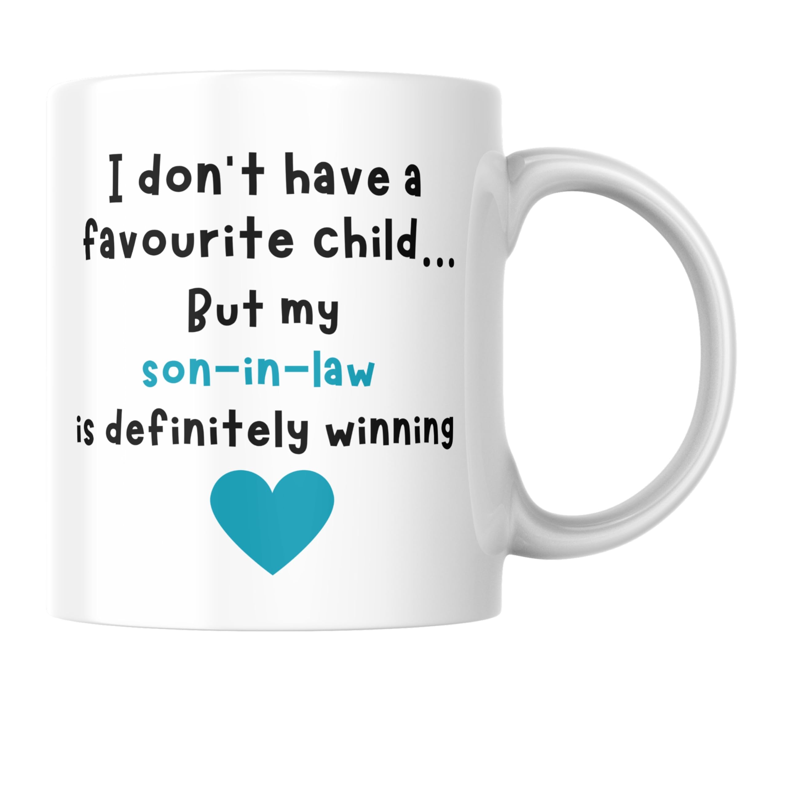 Cheeky Chops Funny Father in Law Mug Son in Law Favourite Child BSMUG15