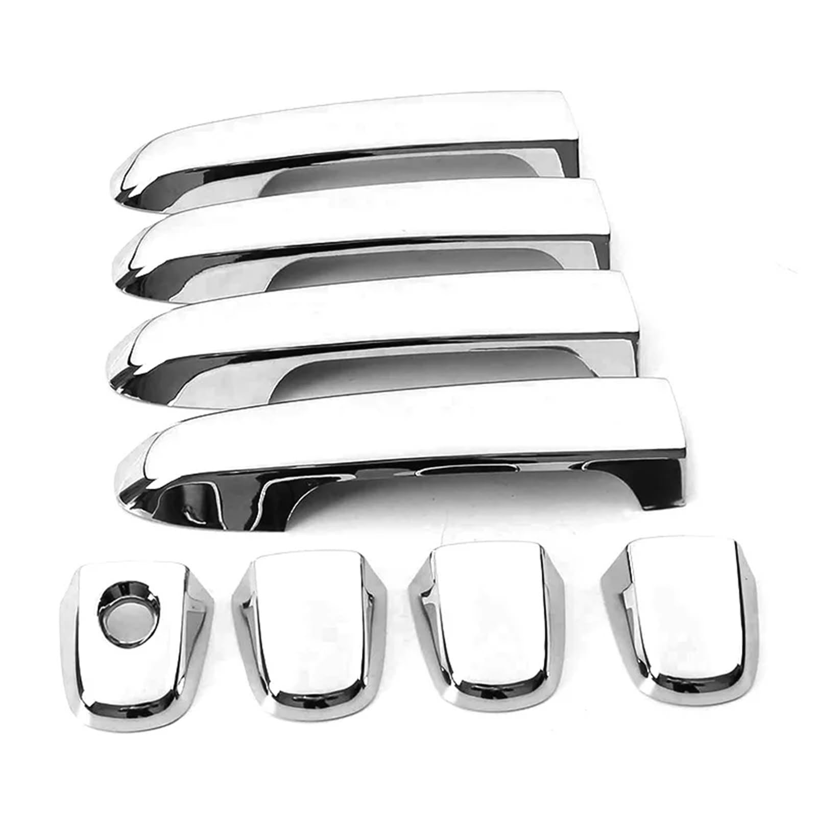 Bqwyedpl 1 Hole Plating Fit For Subaru Fit For Forester 2019-2024 Door Handle Bowl Modification Accessories Car Door Latch Handle(1 Hole Plating)