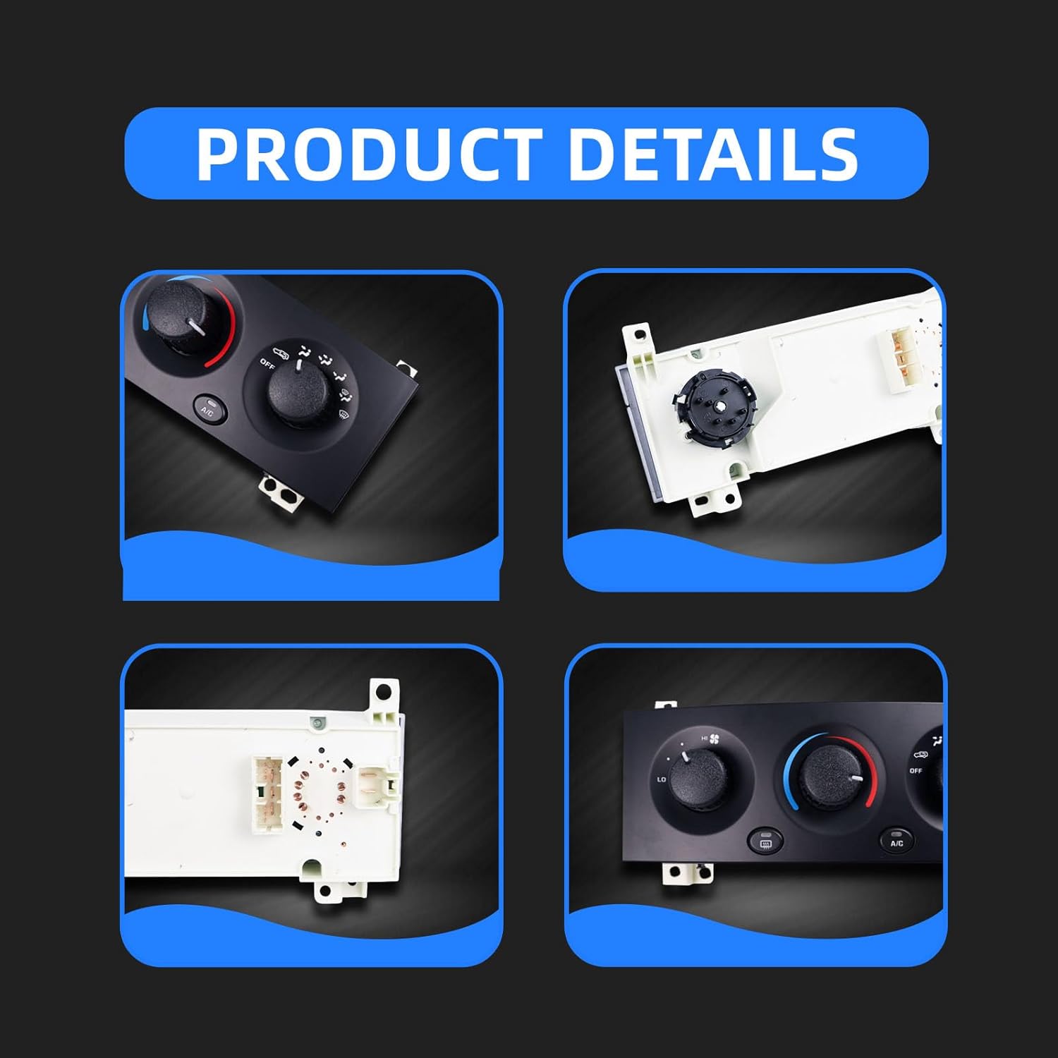 599-226 HVAC Climate Control Module Heater Control Panel Air Conditioning Compatible with Jeep Grand Cherokee 2002 2003 2004