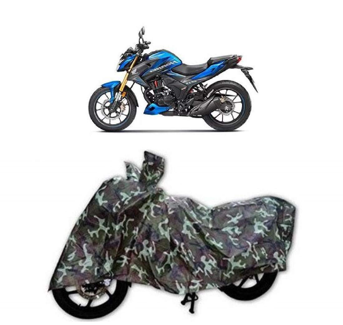 Water Resistant Honda Cb Hornet 160r Bs6 Bike Body Cover Militry Colour By Just Care Amazon In Car Motorbike