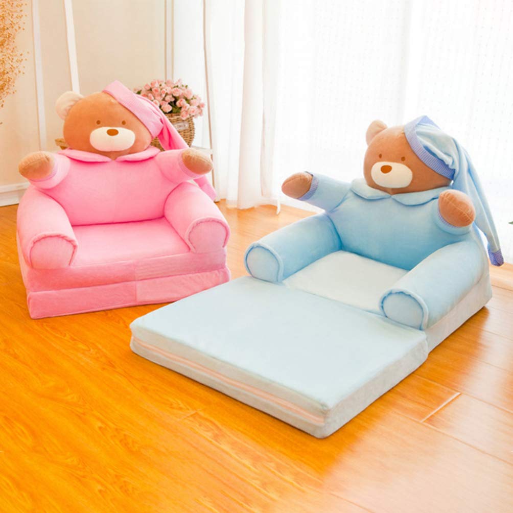 Amazon.co.jp: Tomaibaby 2個子供ソファソファーの子スカイブルー椅子
