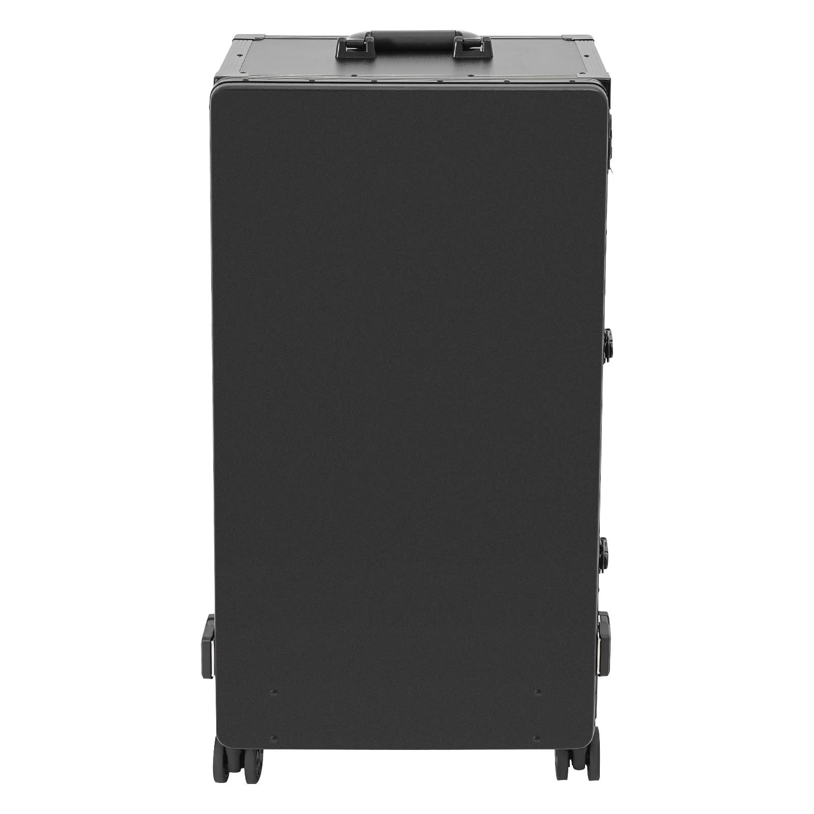Trousse de maquillage professionnelle avec table, miroir LED et 3 tiroirs, table de manucure pour manucure, capacité de charge totale de 50 kg, couleur noire