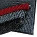 Rapid Teck® Türmatte Fußmatte Schwarz 90cm x 120cm Fußabtreter Schmutzmatte Schmutzfangmatte Türvorleger Matte