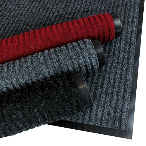 Rapid Teck® Türmatte Fußmatte Schwarz 90cm x 120cm Fußabtreter Schmutzmatte Schmutzfangmatte Türvorleger Matte