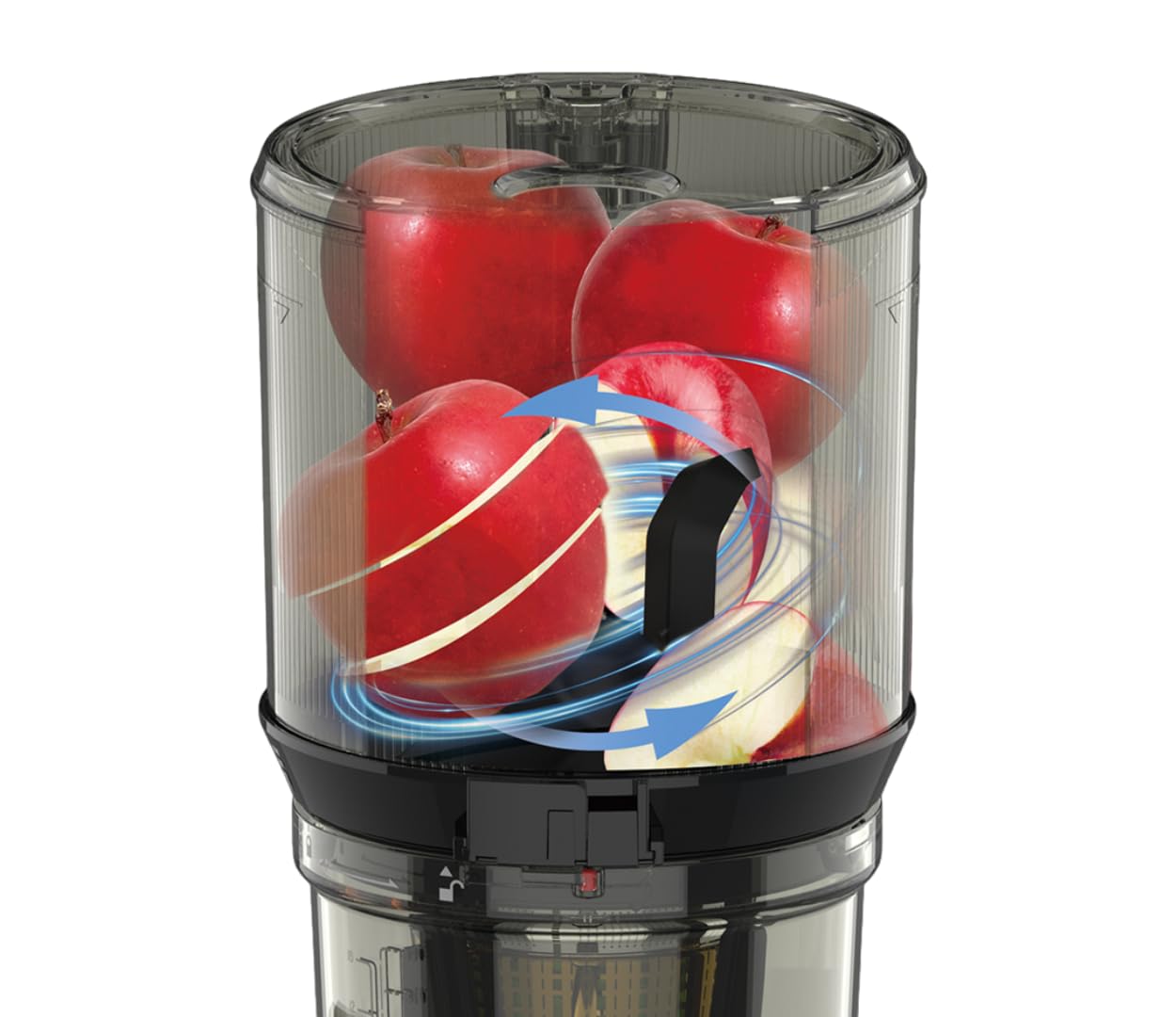 Kuvings | Extracteur de jus AUTO10 | "Mains libres" | Découpe automatique des fruits et légumes entiers | Panier XXL 3L | Rotation lente | Nettoyage facile