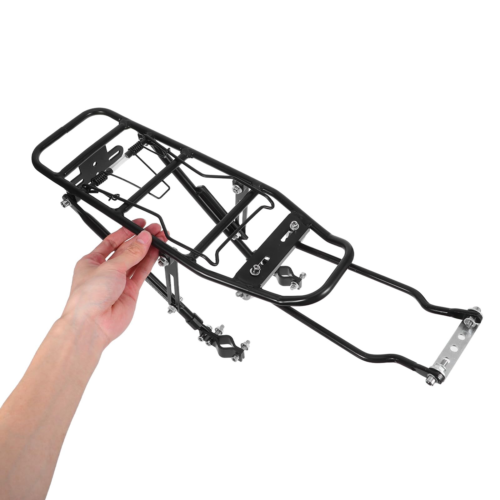 FOMIYES Multifunktionaler Fahrrad Gepäckträger aus Aluminiumlegierung Stabiler Heckträger mit Abnehmbarem Design Kompakter Fahrradträger für Mountainbikes und Alltagsrad