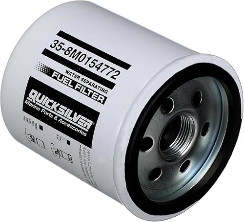 Miniatura 4 de Quicksilver 8M0154772 Filtro de combustible separador de agua para fueraborda Johnson y Evinrude seleccionados