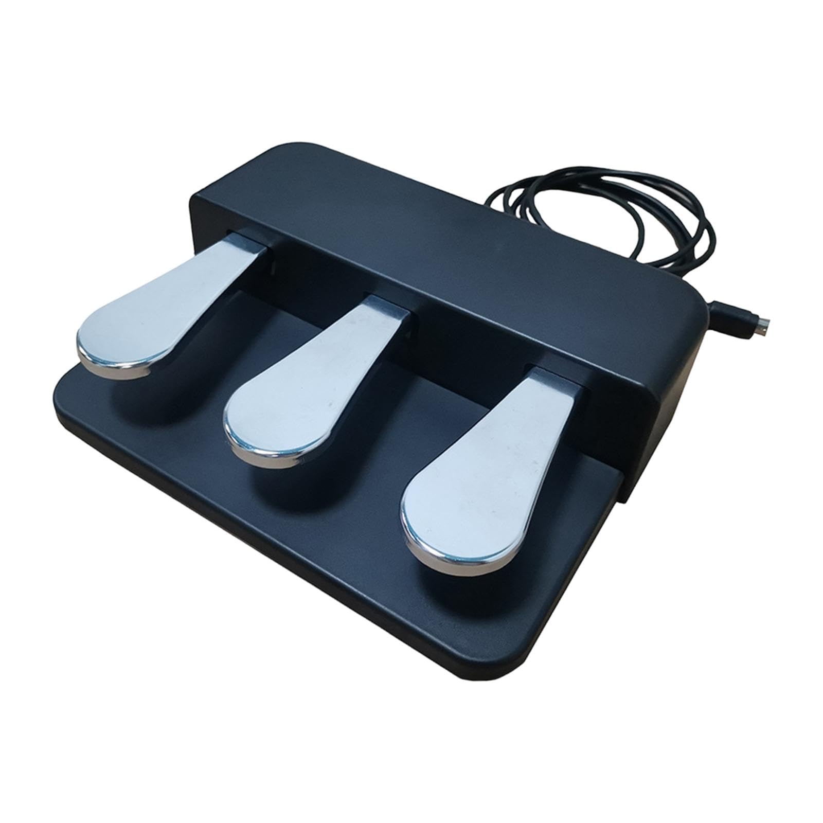 perfeclan 3-Pedal-Instrumentenzubehör, professionell, zu installierendes Soft-, Sostenuto- und Sustain-Pedal für -Controller der meisten Marken