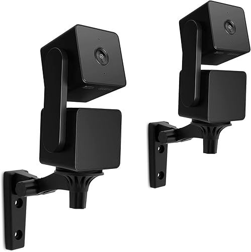 Miniatura 1 de LEFXMOPHY Soporte de pared para WYZE Cam Pan V3 para esquina de cámaratecho Base de soporte de montaje para interiorexterior Inclinación de 180