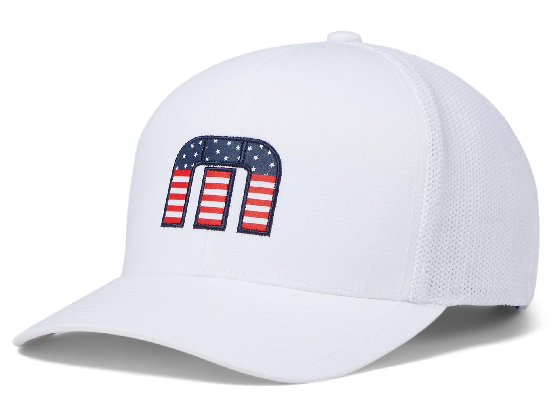 TravisMathew Men's Standard Flag Dad 2.0, White
