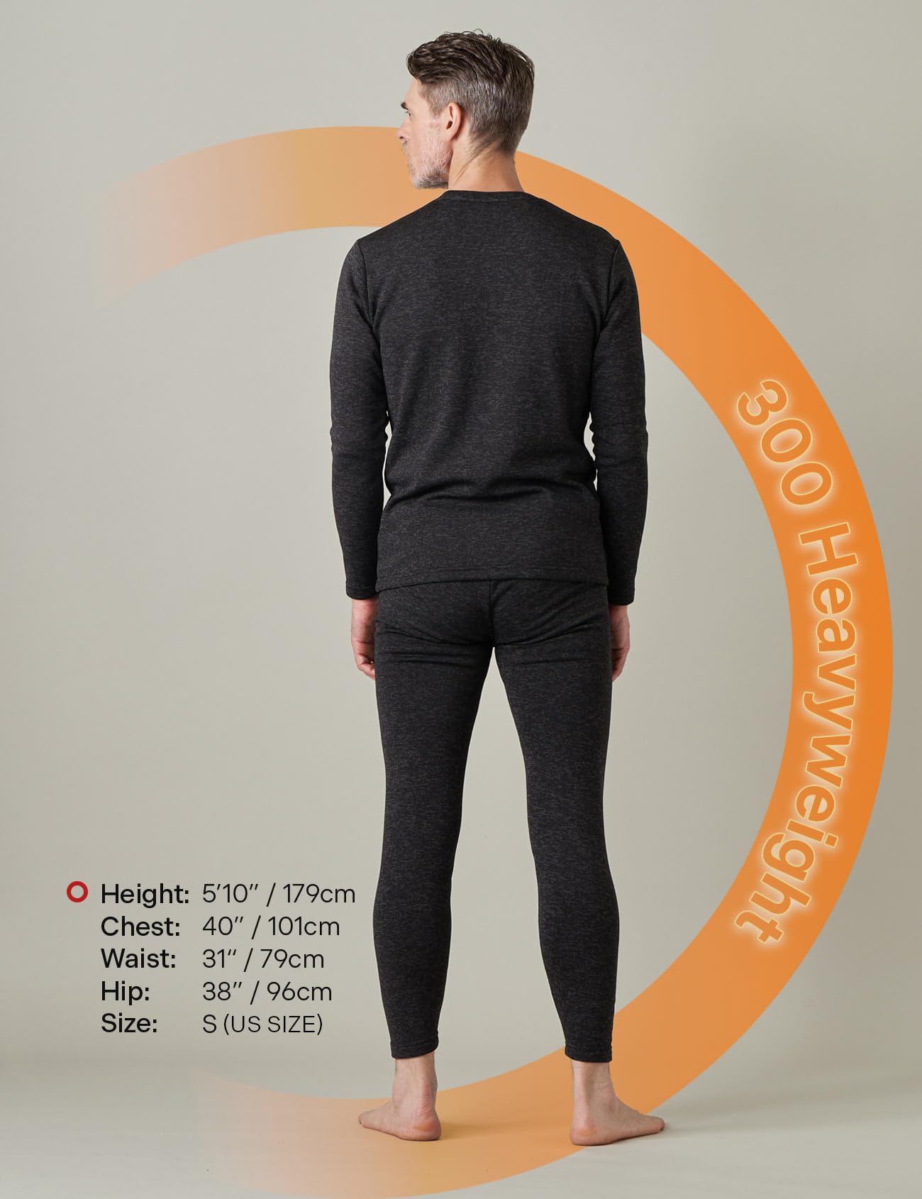 LAPASA Completo Termico Uomo in Pile Calzamaglie Termica & Maglie Termiche Set Sport Invernali Sci Snowboard Sport Running Trekking Caldo/più Caldo/Extra-Caldo М11