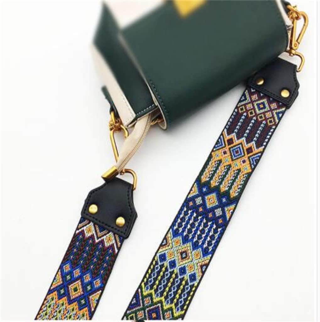 Colorful Strap Accessories Adjustable Wide Shoulder Bag Strap Replacement Strap Bag Strap Canvas Crossbody image 2
