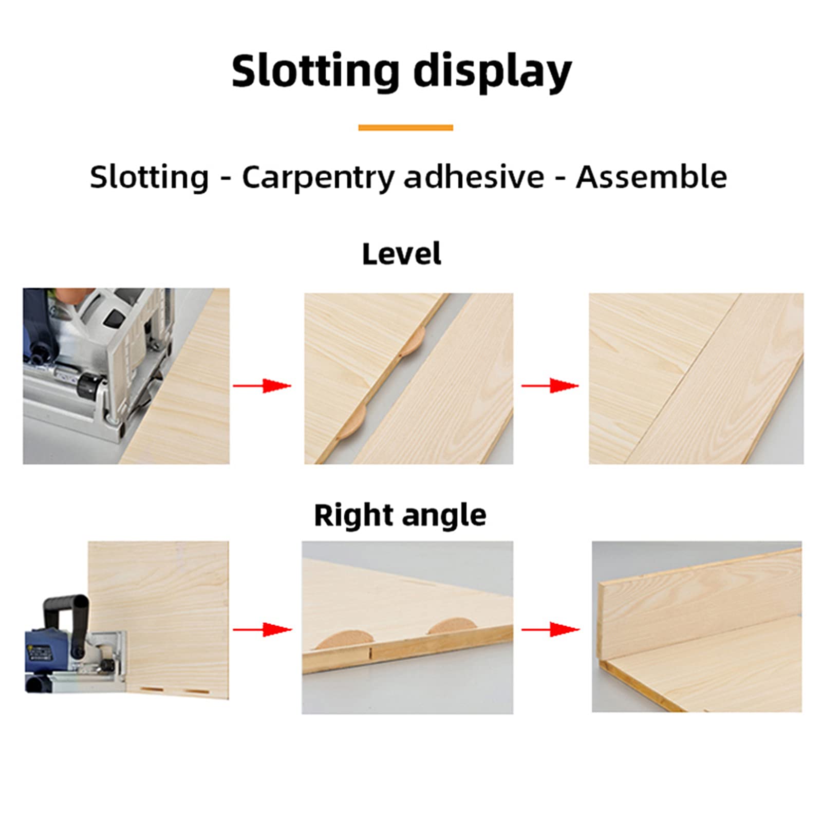220V 900Piatto Joiner, Legno Biscuit Joiner Strumento Elettrico Macchina per la Lavorazione del Legno Tenonatrice Strumenti di carpenteria Puzzle Machine per Docking Board