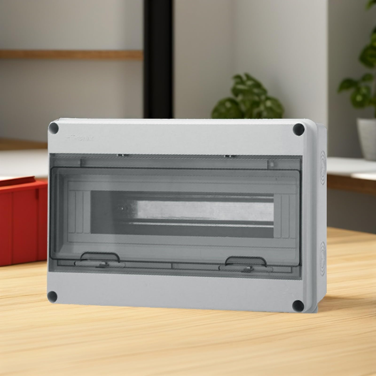 Scatola di Distribuzione Elettrica 15 Circuiti Installazione Semplice in Plastica Protezione Ip65 per Uso Esterno e Domestico
