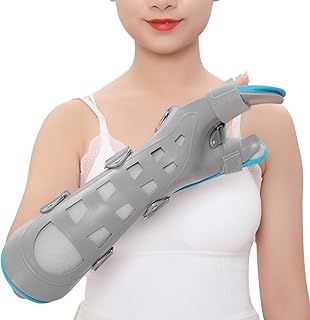 Wrist Support Brace Splint, Carpal Tunnel Arm Support Stroke Resting Hand Splint Night Immobilizer Muscle Atrophy Rehabilitation For Hand for Tendinitis Sports Injuries (Right)