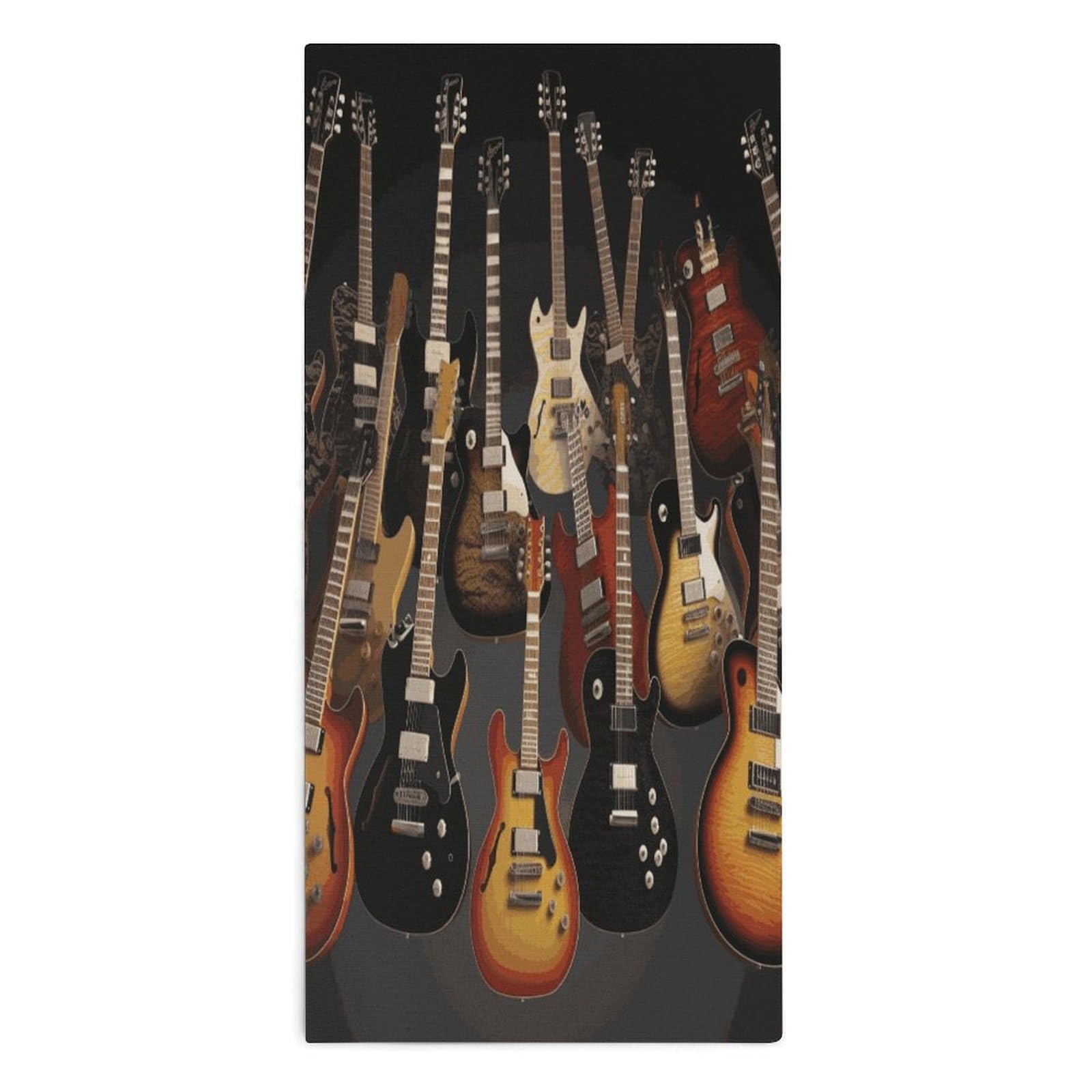 Btcowzrv Style Guitars Bath Towel Beach Towels Shower Towel