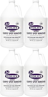 128 oz Instant Carpet Spot Remover Carpet Cleaner Gallon Refill - Removes Pet Accidents, Grease, Red Wine and More - 4 Pack