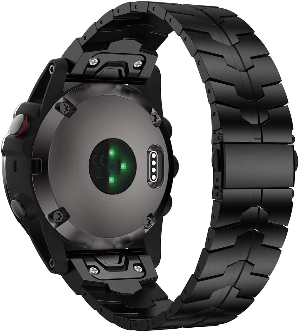 🛒 Crazy Deals LDFAS Fenix 6S/5S Band, 20mm Titanium Metal Quick Release Fit Watch Strap with Enhanced Durability Version Compatible for Garmin Fenix 6S/6s Pro/5S/5S Plus/D2 Delta S Smartwatch
