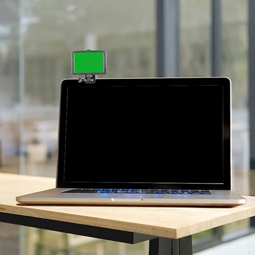 Miniatura 4 de OSALADI 1 Unidades de relleno de luz clip en la luz de video panel de luz recargable LED cámara luz de conferencia iluminación para computadora