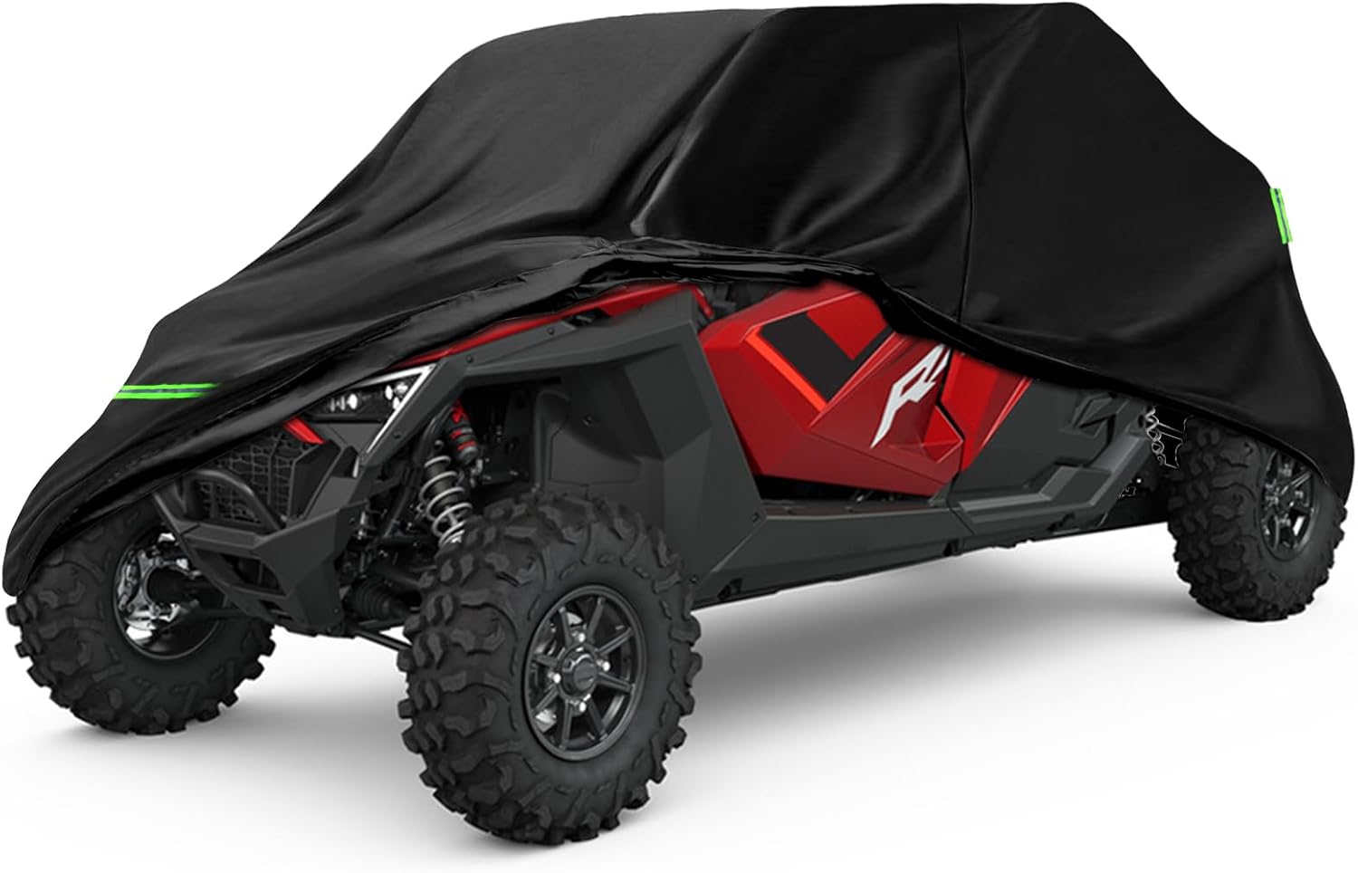 Waterproof UTV Cover Replace for Polaris RZR Accessories Outdoor Cover Dustproof with Heat Dissipation Vents & Windproof Buckles for Rain Snow Dust Protection(XP 4/Turbo S 4/S4 900/Pro R)