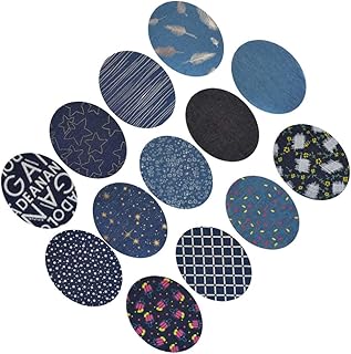 Milisten Ripped Jeans Embroidered Jeans Iron On Jean Patches Assorted Cotton Printed No- Sew Shades Jean Repair Kit for Clothing Jeans and DIY Repair 13 PCS Ripped Jeans Embroidered Jeans