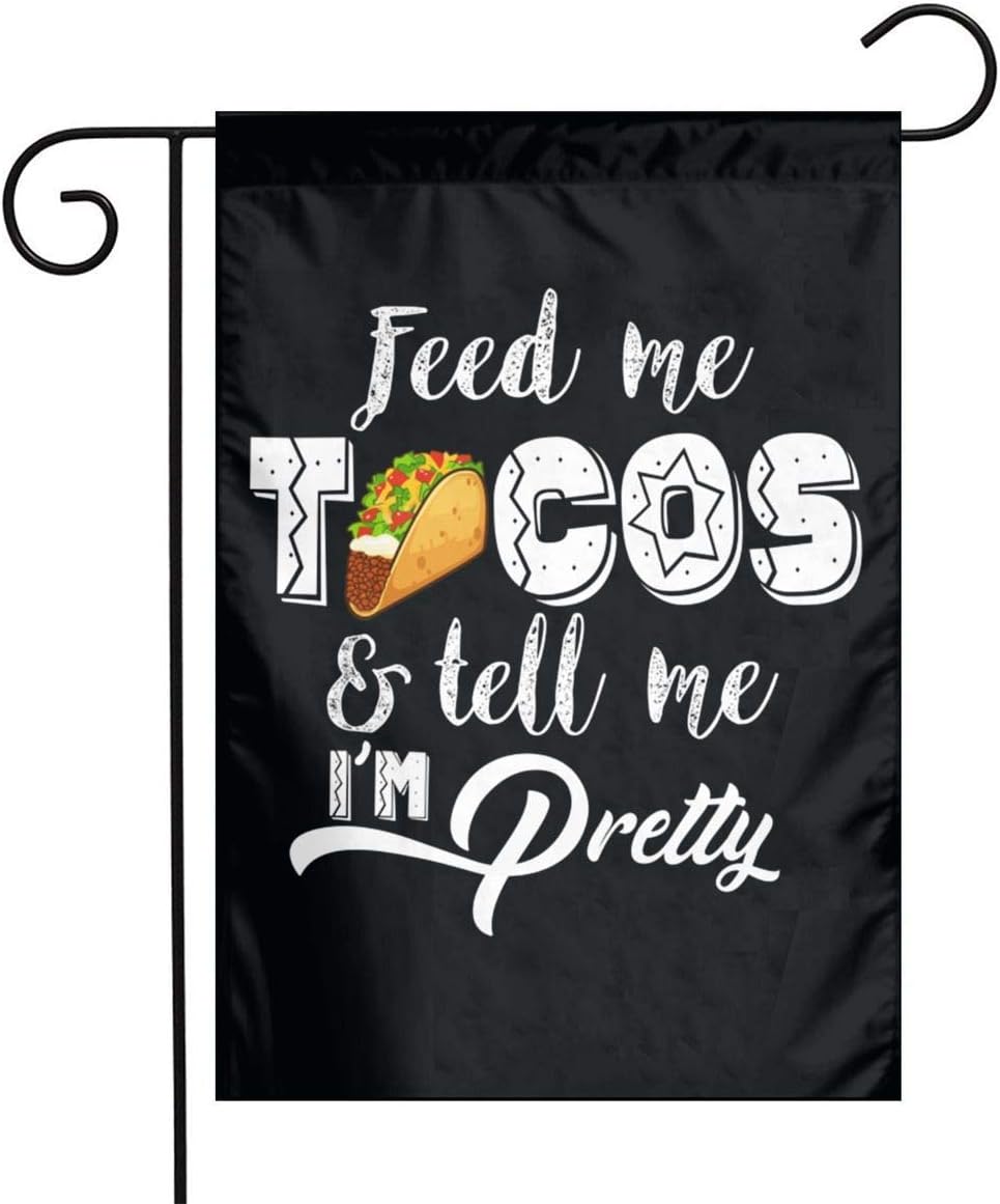 Python Mix Füttere Mich Tacos und sag Mir, ich Bin hübsche Gartenflagge ...