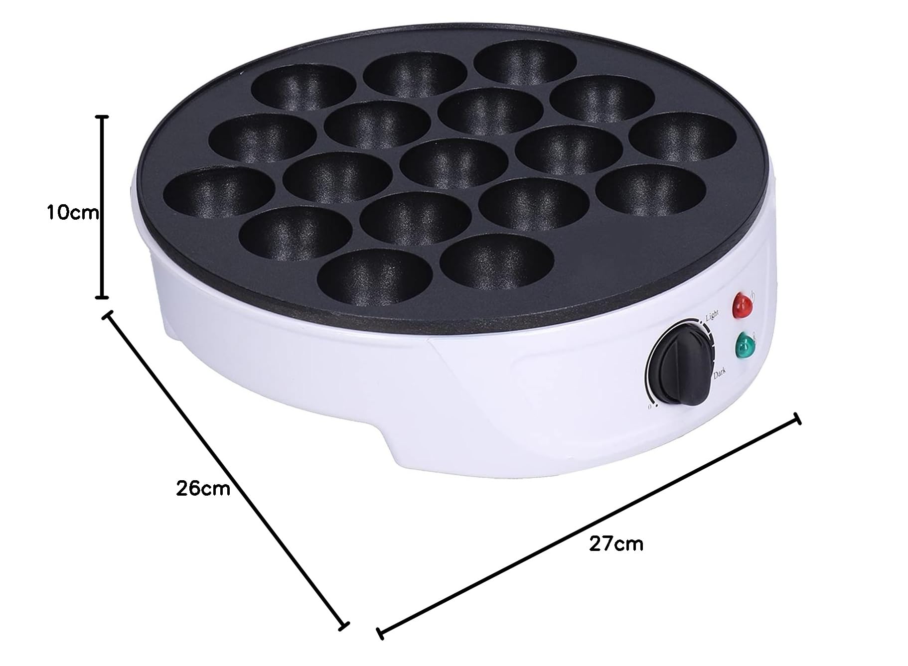 Macchina Produttore di Takoyaki Portatile 18 fori