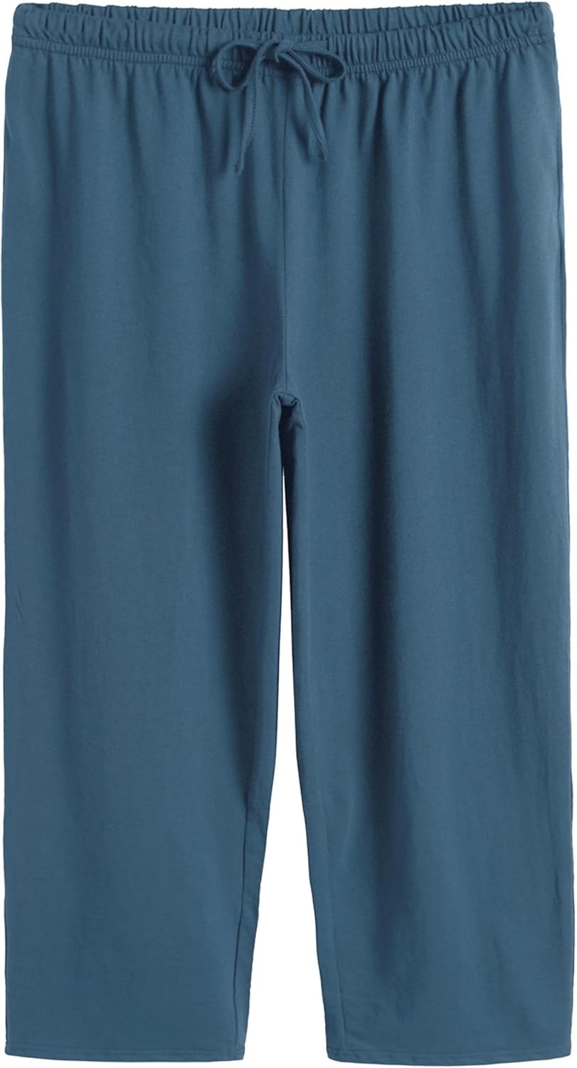 Latuza Women's Cotton Capri Pants Sleep Capris - Image 4