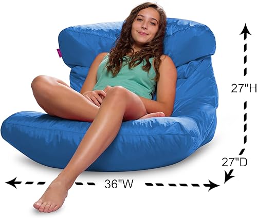 Miniatura 31 de Posh Creations Puf estructurado cómodo para jugar, leer y ver la televisión, tumbona laguna, lona - Critters del bosque en blanco Lienzo Critters