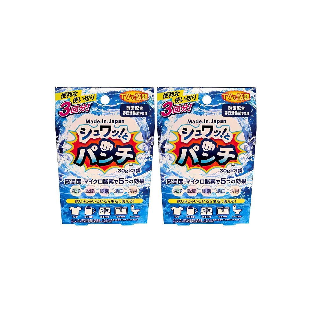 Amazon.co.jp: シュワッ！とパンチ【お試しサイズ】洗浄剤 試供タイプ