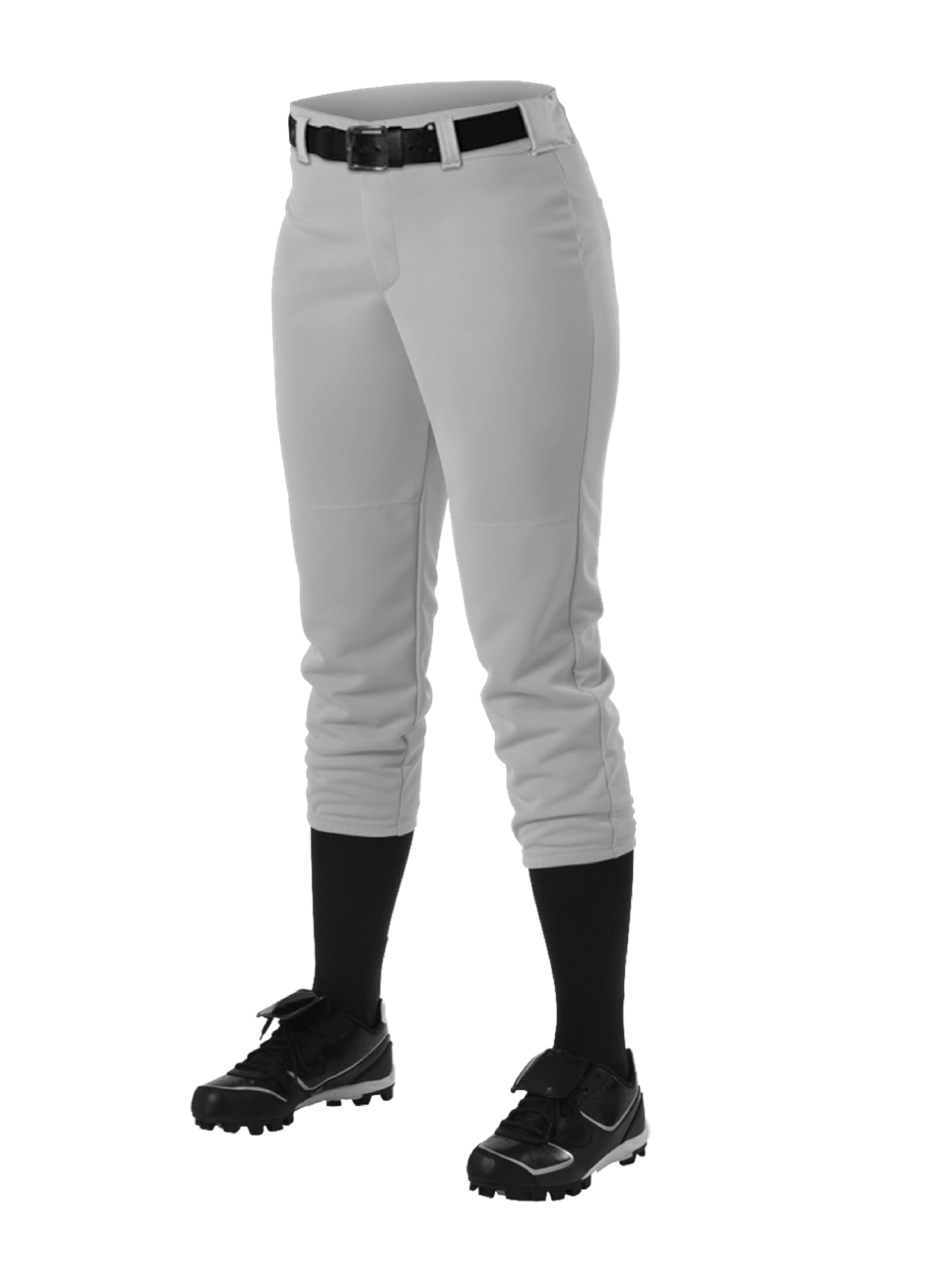 Alleson Womens Fastpitch Pant Grey S 605PBW 605PBW-GR-S