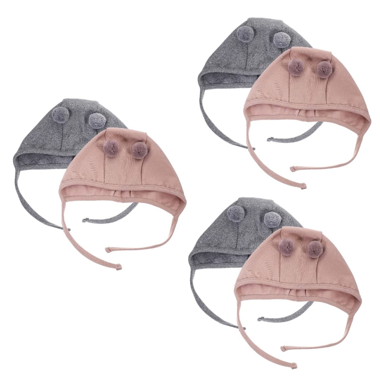 BESTonZON Sombrero De Gorro De Gorros Infantiles con Cuerda Sombreros Gorras Tapa Sombreros De Bebé Chicas Gorro para Recien Nacido con Cuerda Algodón